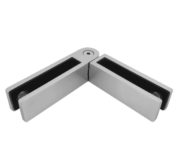 Railing Connectors - Adjustable Glass-To-Glass - Small - Square